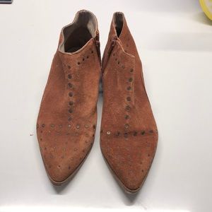 Free People Suede Booties